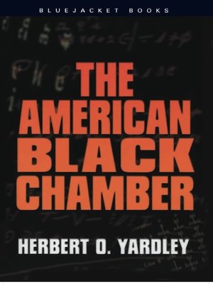 cover image of The American Black Chamber
